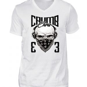 CC - Skull - Herren V-Neck Shirt-3