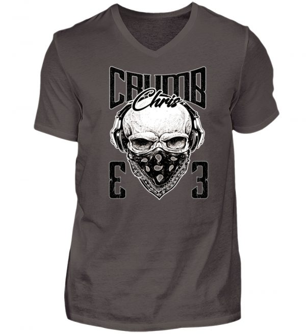 CC - Skull - Herren V-Neck Shirt-2618