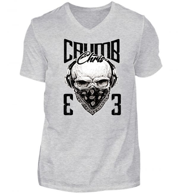 CC - Skull - Herren V-Neck Shirt-236