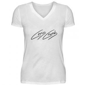 Chris Crumb Logowear - V-Neck Damenshirt-3