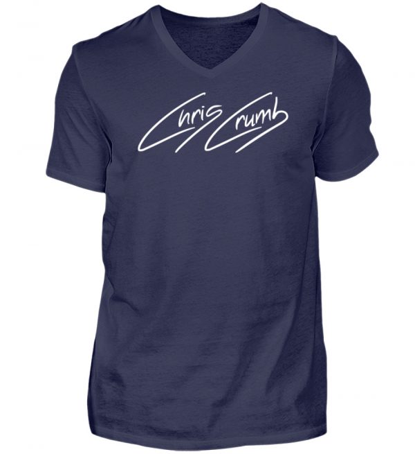 Chris Crumb Logowear white - Herren V-Neck Shirt-198