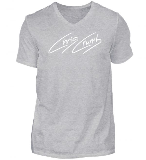 Chris Crumb Logowear white - Herren V-Neck Shirt-17