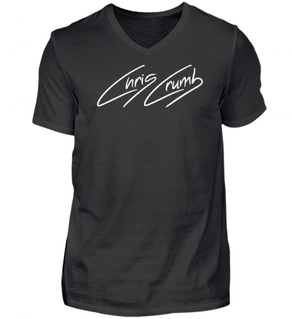 Chris Crumb Logowear white - Herren V-Neck Shirt-16