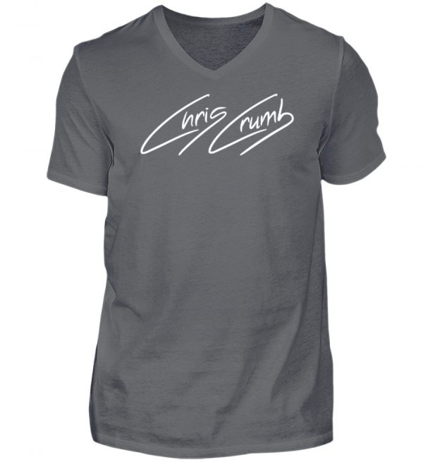 Chris Crumb Logowear white - Herren V-Neck Shirt-70