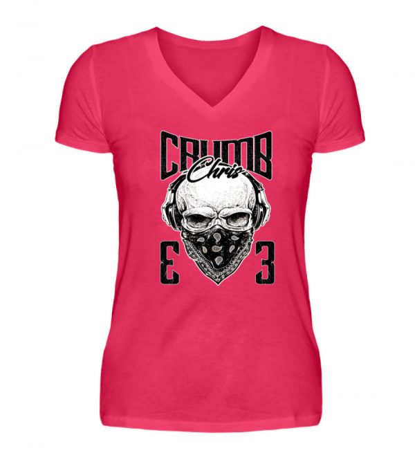 CC - Skull - V-Neck Damenshirt-1610