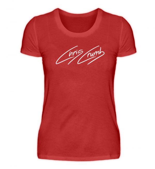Chris Crumb Logowear white - Damenshirt-4