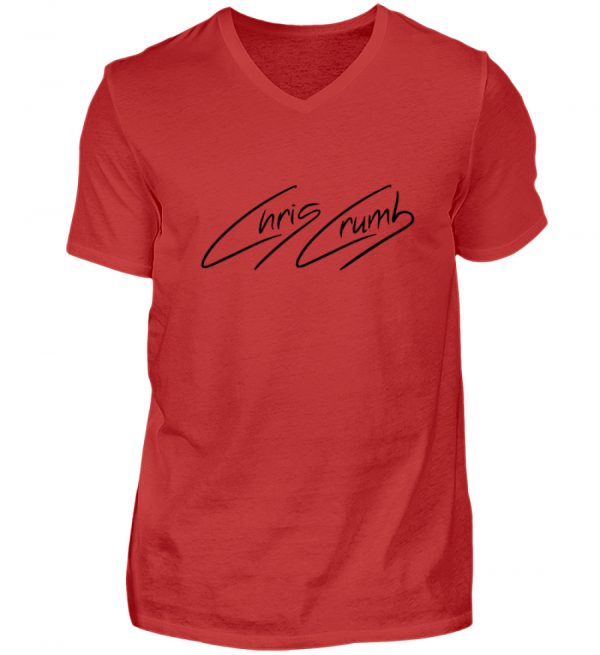 Chris Crumb Logowear - Herren V-Neck Shirt-4