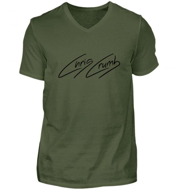 Chris Crumb Logowear - Herren V-Neck Shirt-2587