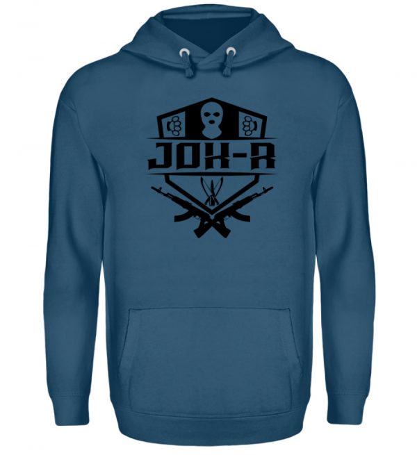 JoK-R Logowear Black - Unisex Kapuzenpullover Hoodie-1461
