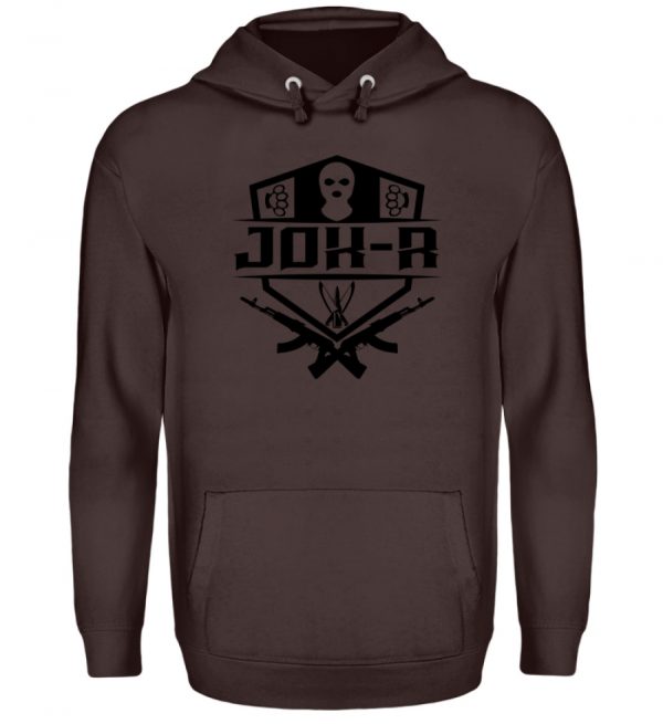 JoK-R Logowear Black - Unisex Kapuzenpullover Hoodie-1604