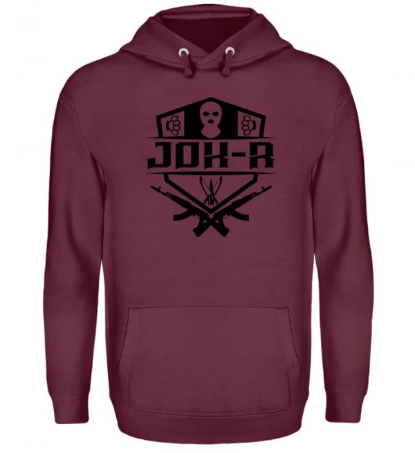 JoK-R Logowear Black - Unisex Kapuzenpullover Hoodie-839